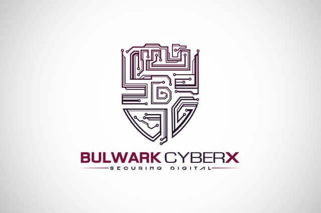 Bulwark cyberx Logo Design
