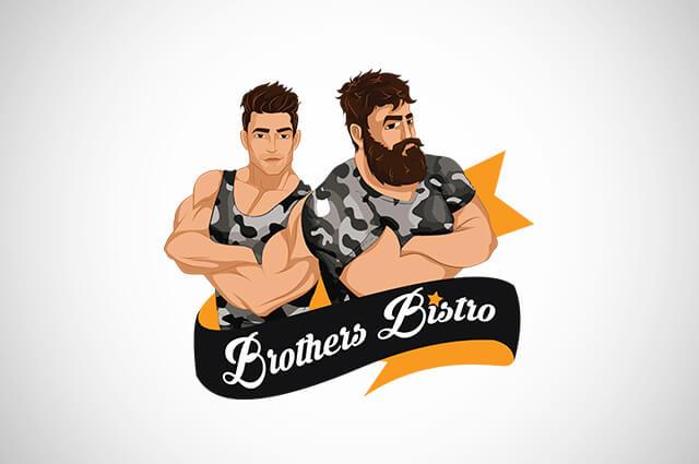 Brother Bistro Logo Design