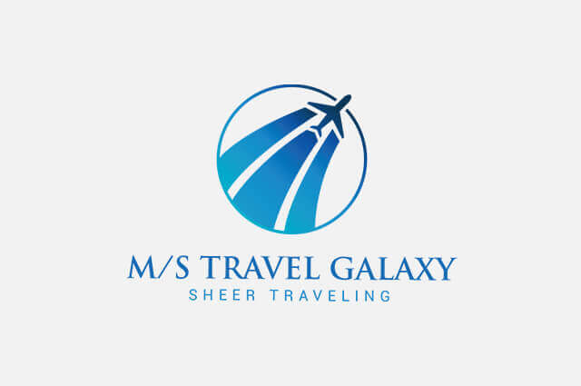 m/s Travel Galaxy Logo Design